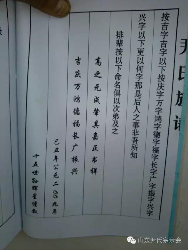 最新尹氏家谱概览