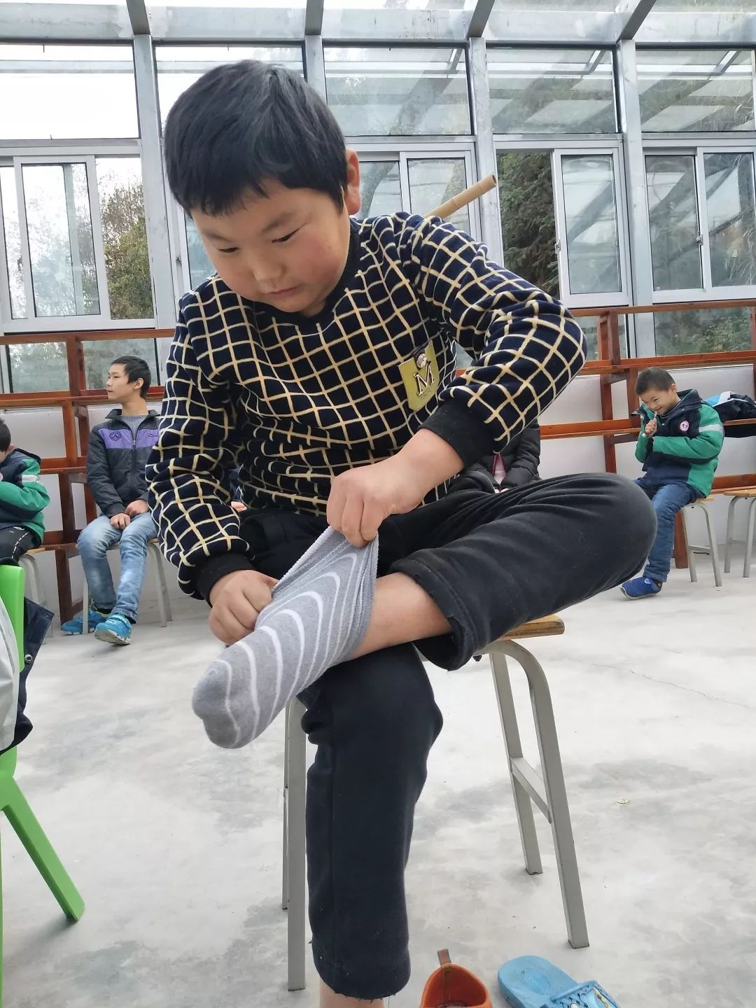 穿袜子比赛，心灵与自然的竞技之旅