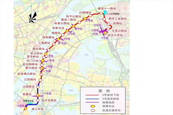 地铁5号线最新线路图重磅更新🚇