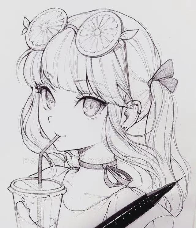 动漫头像女黑白霸气风采，展现独特魅力风采
