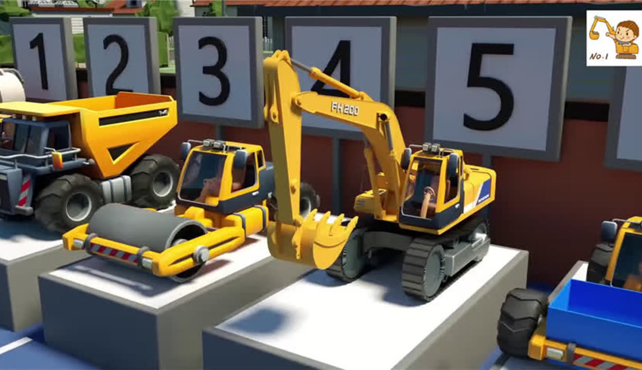 挖掘机动漫,工程机械与动漫的完美结合魅力展示