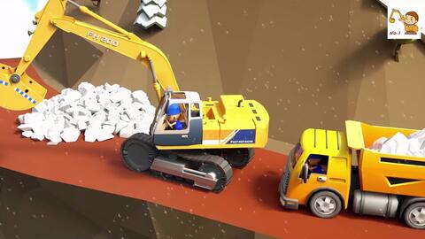 挖掘机动漫,工程机械与动漫的完美结合魅力展示