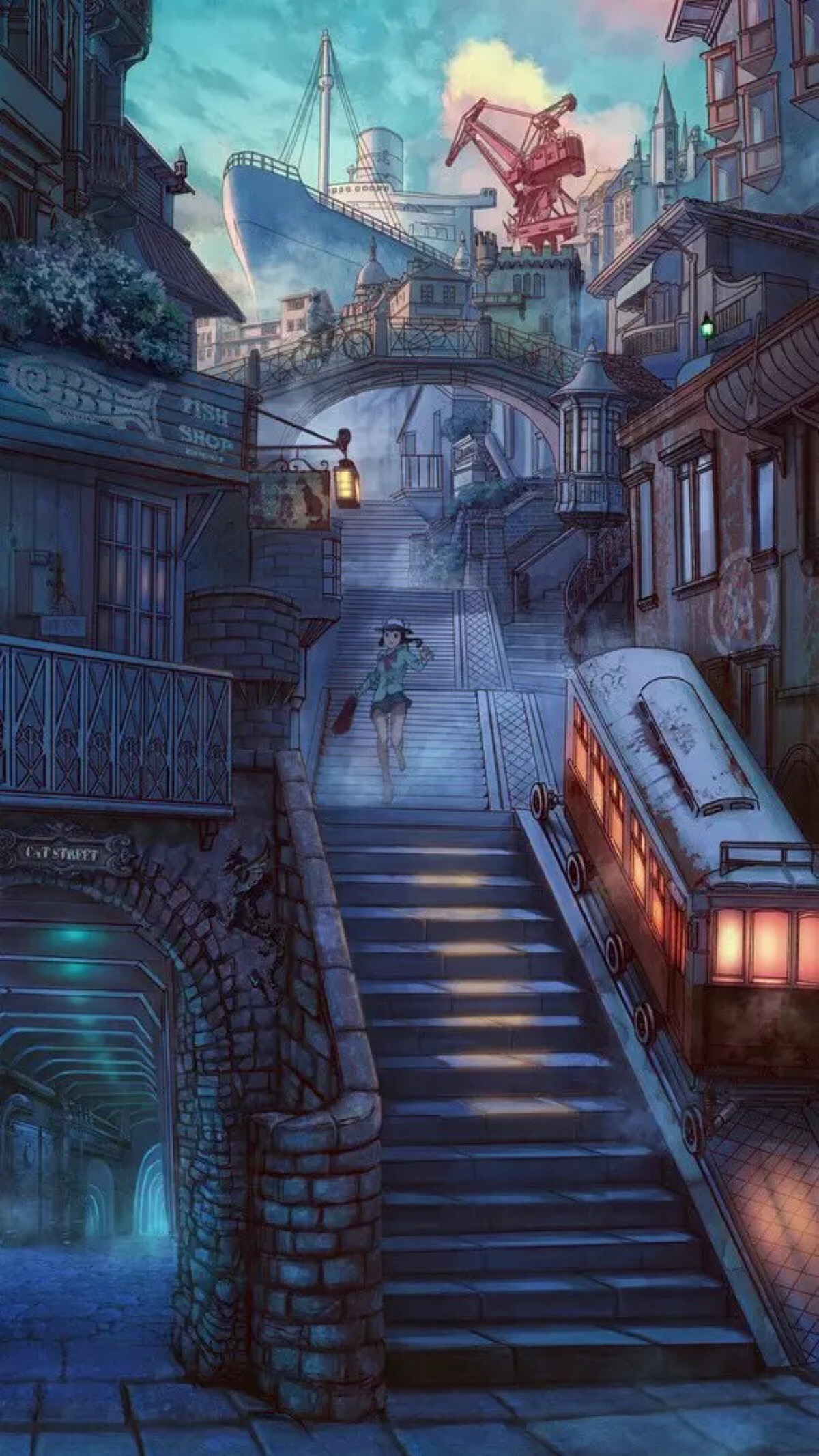 动漫美景,色彩与想象力的梦幻世界