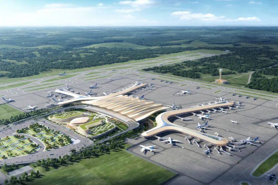 高明机场最新进展，自然美景之旅的新起点