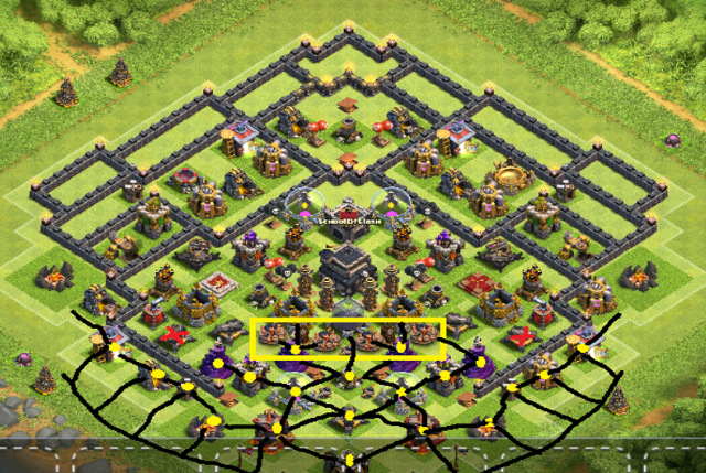 部落冲突九本最新阵型,变化中的力量,成就感的源泉