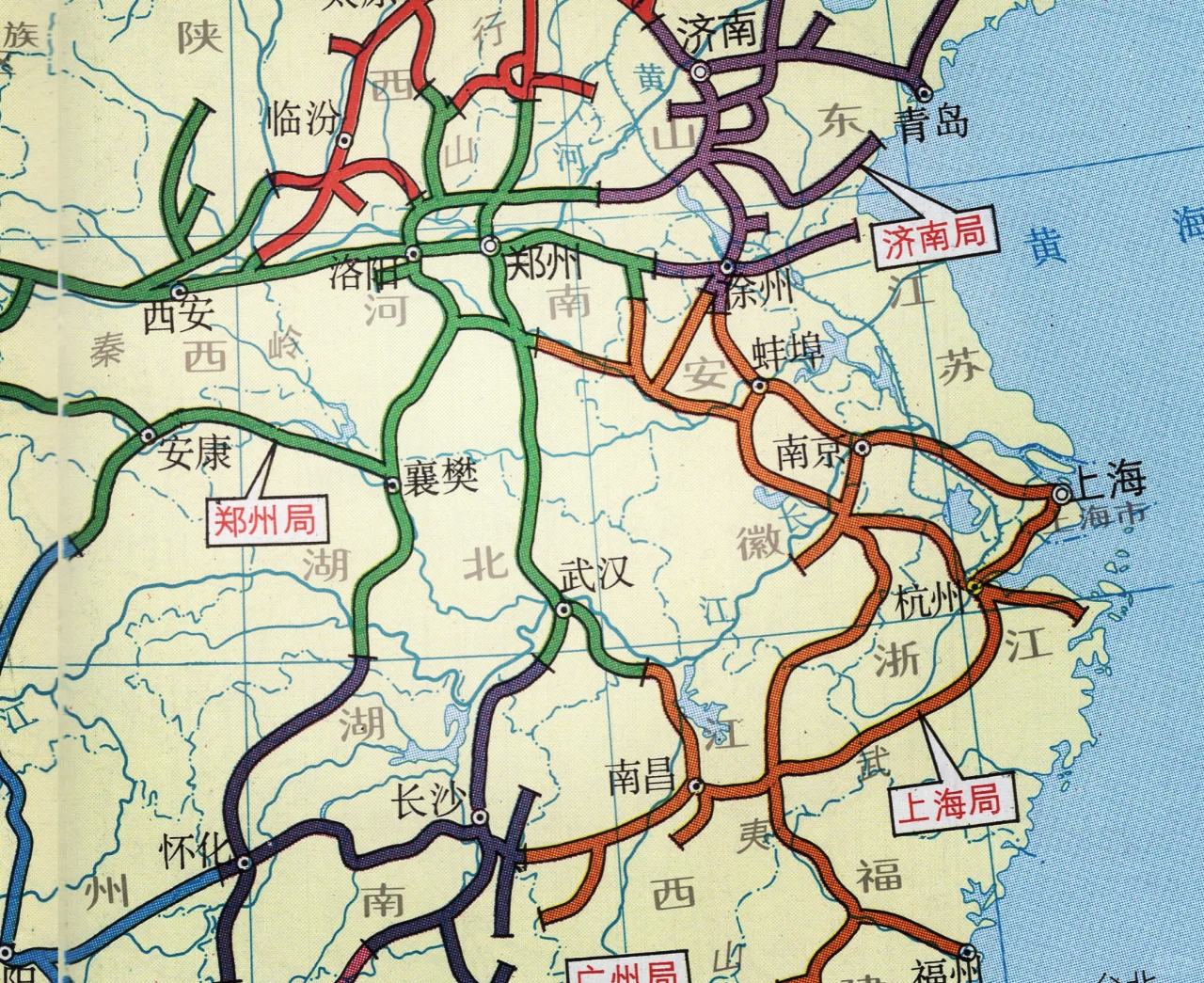 中国最新铁路地图全图概览,铁路交通网络一览无余