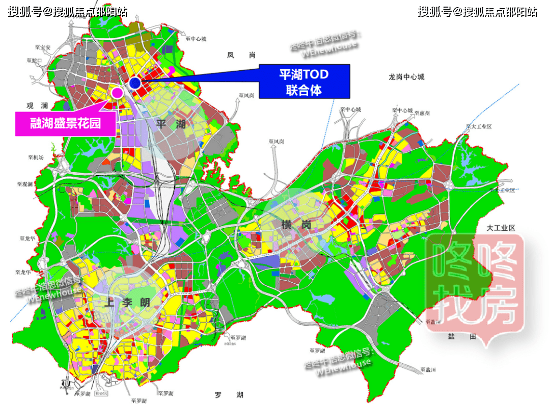深圳平湖最新版地图,把握城市发展的核心脉络
