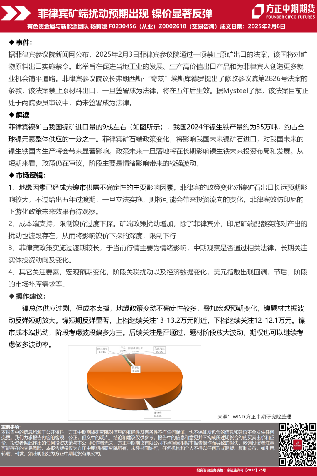 菲律宾镍矿最新动态，科技革新引领镍的力量重塑未来生活