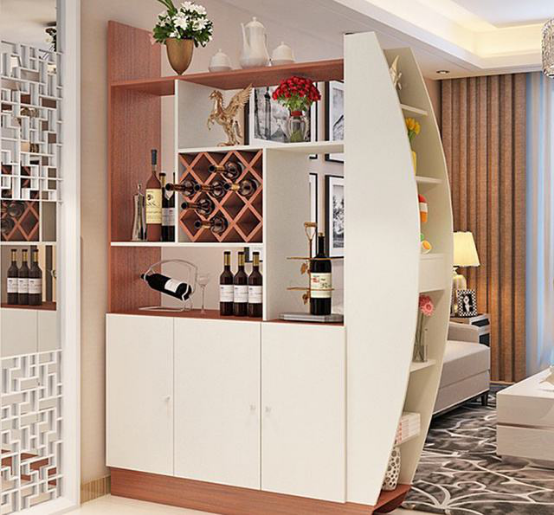 温馨酒柜,隔断酒柜设计展现情感纽带,最新趋势展望至2025