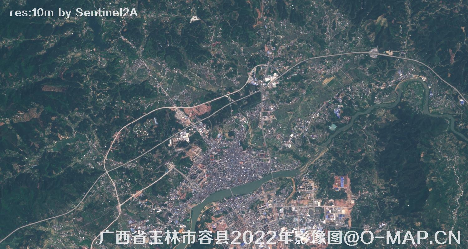 容县最新航拍全景，一览无余的美丽风光📸